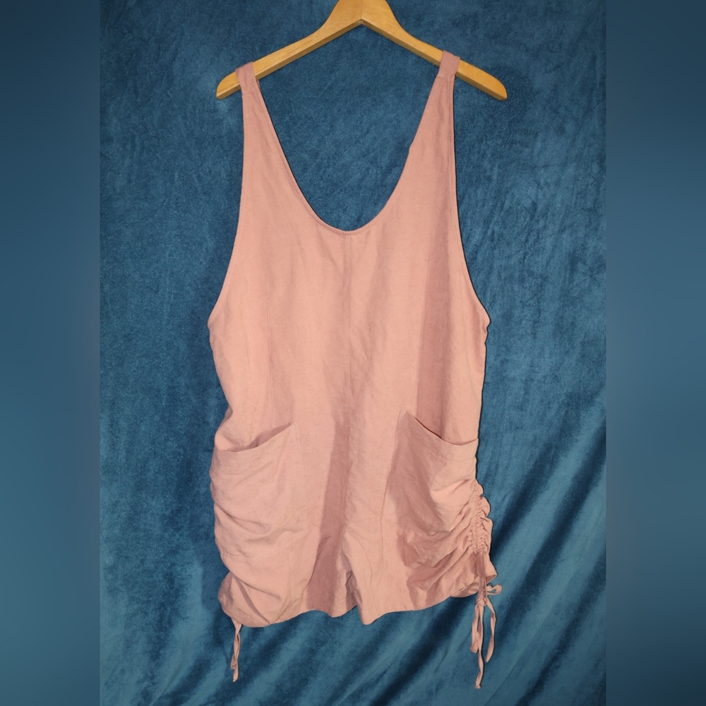 Umgee Dusty Pink Sleeveless Romper